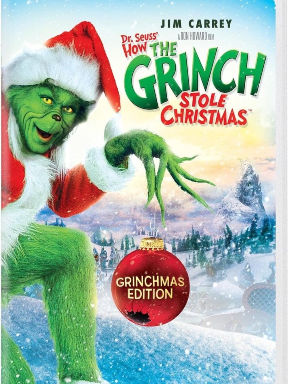 Grinchmas Edition DVD - How The Grinch Stole Christmas Holiday Classic Film